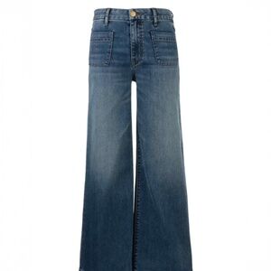 But from the Kloth JEAN Jeans Wide Leg High Waisted  Sz 4 30" inseam